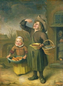 Cuadros en Lienzo The Syrup Eater (A Boy Licking at Syrup)