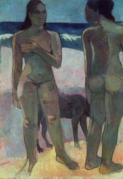 Cuadros en Lienzo Two Tahitian Women on the Beach, 1891