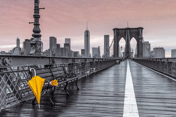 Poster New York - Brooklyn bridge, Assaf Frank