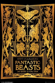 Poster Phantastische Tierwesen und wo sie zu finden sind - Book Cover