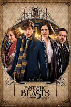 Poster Phantastische Tierwesen und wo sie zu finden sind - Group Frame
