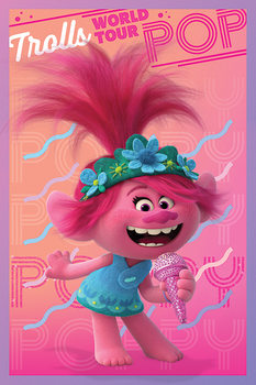 Póster Trolls 2: Gira mundial - Poppy