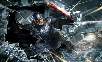 Avengers Captain America Poster Mural XXL