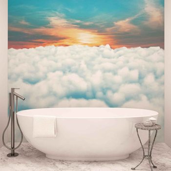 Ciel Nuages Coucher de Soleil Poster Mural XXL