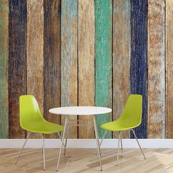 Clôture Planche en Bois Poster Mural XXL