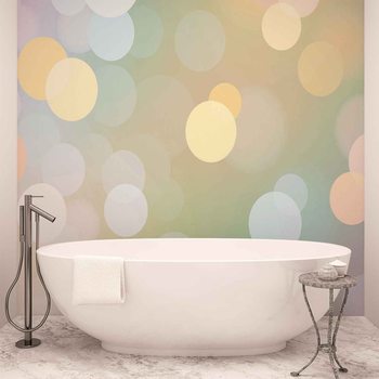 Colour Bokeh Pastel Abstrait Poster Mural XXL