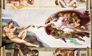 Création d'Adam Art Michel-Ange Poster Mural XXL