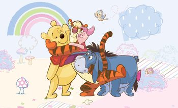 Disney Winnie l'Ourson Porcinet Tigrou Bourriquet Poster Mural XXL