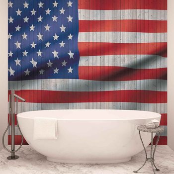 Drapeaux Américain USA Poster Mural XXL