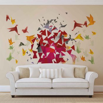 Explosion Abstrait Poster Mural XXL