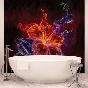 Fleurs Floral Art Poster Mural XXL