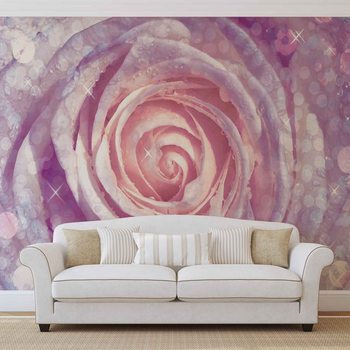 Fleurs Rose Nature Poster Mural XXL