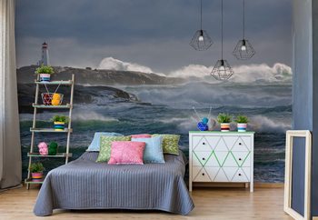 In The Protection Of A Lighthouse Poster Mural XXL