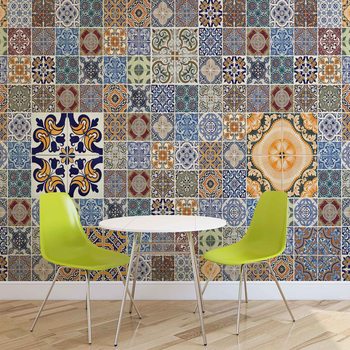 Motif abstrait Vintage Poster Mural XXL