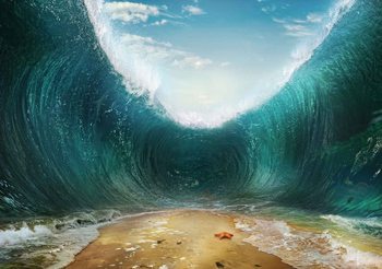 Plages Vagues Mer Poster Mural XXL