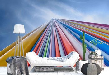 Rainbow From A Cloud Poster Mural XXL