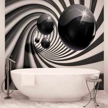 Spirales et Sphères Modernes et Abstraites Poster Mural XXL