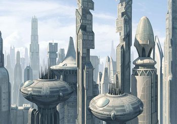 Star Wars Ville de Coruscant Poster Mural XXL