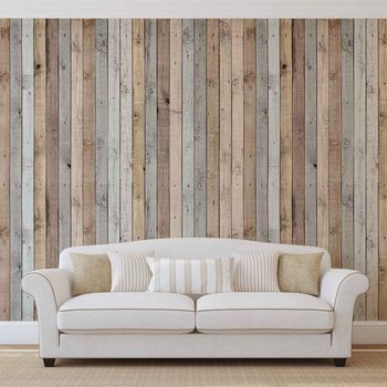 Texture de planches de bois Poster Mural XXL