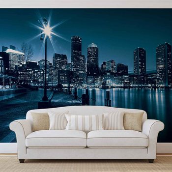 Ville de Boston horizon Poster Mural XXL