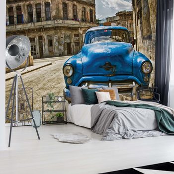 Vintage Car Cuba Havana Poster Mural XXL