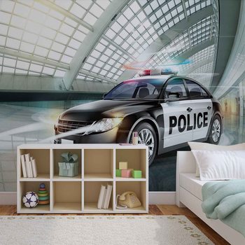 Voiture de police Poster Mural XXL