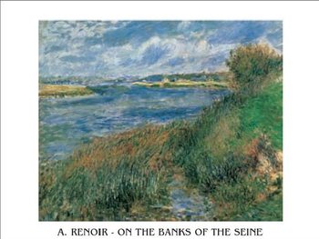 The Banks of the Seine at Champrosay, 1876 Kunstdruck