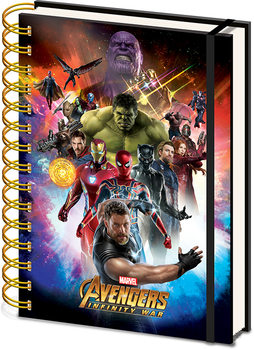 Avengers: Infinity War - Space Montage Holographic Quaderni