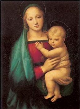 Raphael Sanzio - The Madonna del Granduca, 1505 Festmény reprodukció
