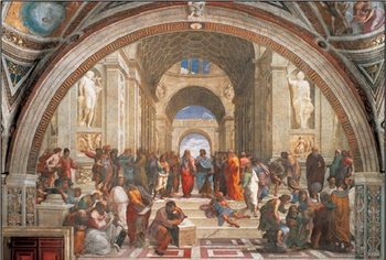 Raphael Sanzio - The School of Athens, 1509 Festmény reprodukció