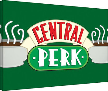 Stampa su Tela Friends - Central Perk Crop Green