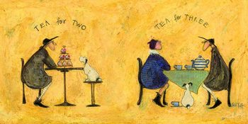 Stampa su Tela Sam Toft - Tea for two, tea fro three