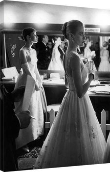Stampa su Tela Time Life - Audrey Hepburn & Grace Kelly