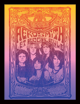 Aerosmith - Let Rock Rule Poster encadré