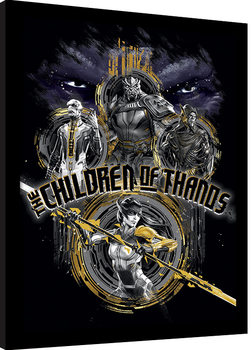 Avengers Infinity War - Children of Thanos Stencil Poster encadré