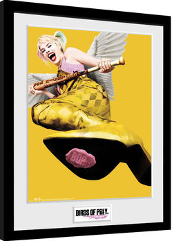Birds Of Prey: et la fantabuleuse histoire de Harley Quinn - One Sheet Wings Poster encadré