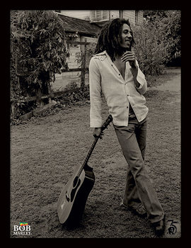 Bob Marley - Vintage Poster encadré