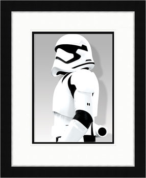 Star Wars, épisode VII : Le Réveil de la Force - Stormtrooper Shadow Poster encadré