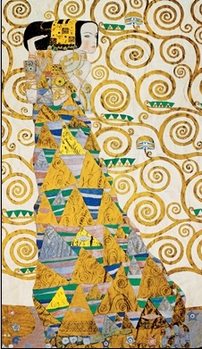 The Waiting - Stoclit Frieze, 1912 Reproduction de Tableau