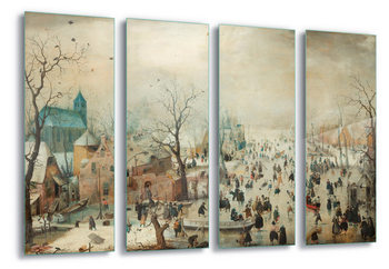 Tablouri pe sticla Winter Landscape With Skaters, Hendrick Avercamp