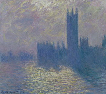 Εκτύπωση έργου τέχνης The Houses of Parliament, Stormy Sky, 1904