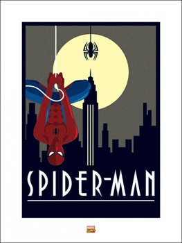 Marvel Deco - Spider-Man Hanging Reprodukcija umjetnosti