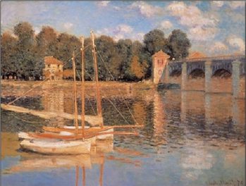 The Argenteuil Bridge, 1874 Reprodukcija umjetnosti