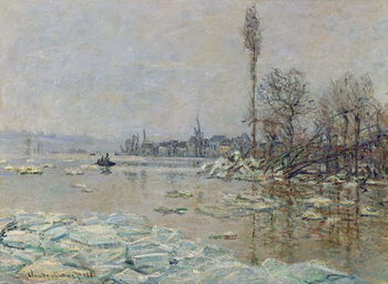 Breakup of Ice, 1880 Tableau sur Toile