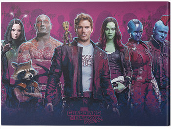 Les Gardiens de la Galaxie Vol. 2 - Characters Vol. 2 Tableau sur Toile