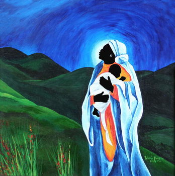 Madonna and child - Hope for the world, 2008 Tableau sur Toile