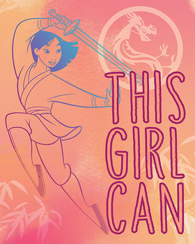 Mulan - This Girl Can Tableau sur Toile