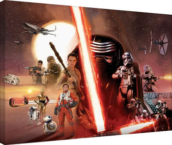 Star Wars, épisode VII : Le Réveil de la Force - Galaxy Tableau sur Toile