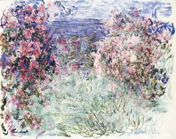 The House among the Roses, 1925 Tableau sur Toile