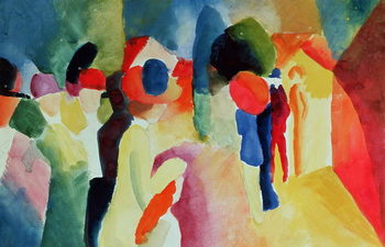 Woman with a Yellow Jacket, 1913 Tableau sur Toile